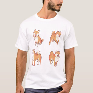 Shiba inu Delight � Cute Animal Art T Shirt