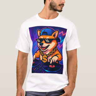 Shiba Inu DJ-fest T-shirt