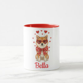 Shiba Inu dog coffee mug valentines day 2026 Mugg