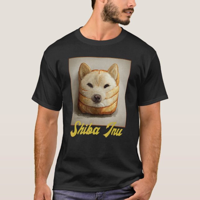 Shiba Inu Doge Meme Loaf Of Bread Akita Inu Hokkai T Shirt (Framsida)