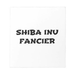 shiba inu fancier anteckningsblock