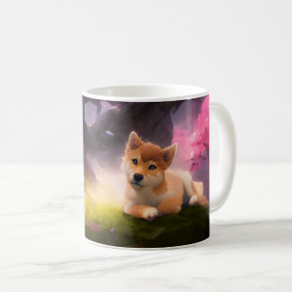 Shiba Inu Fantasy Anime Kaffemugg