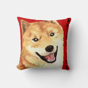 Shiba Inu Färg Block Kudde