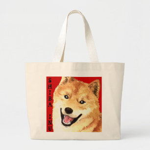Shiba Inu färgkvarter Jumbo Tygkasse