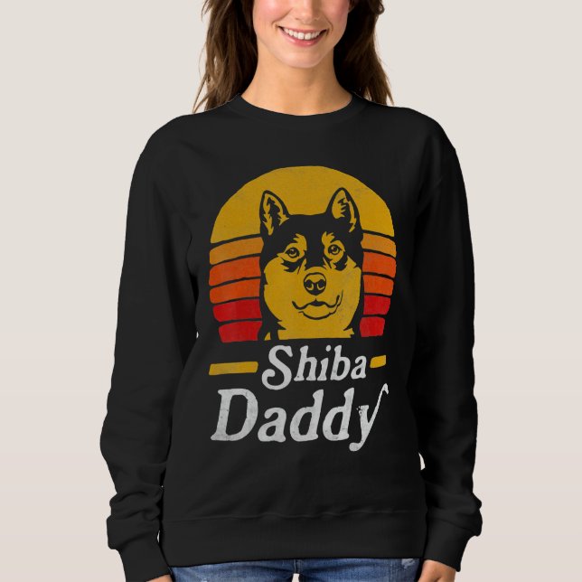 Shiba Inu Father Dog Shiba Inu Papa  Shiba Dad T Shirt (Framsida)
