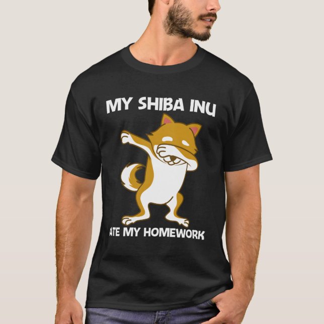 Shiba Inu för japanskt avelsdjur T Shirt (Framsida)