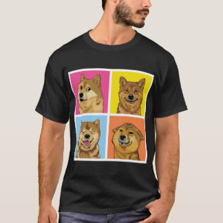 Shiba Inu Funny Meme hundar Ram T Shirt