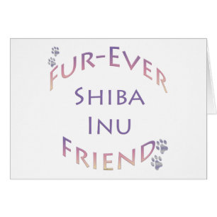 Shiba Inu Furever Friend Hälsningskort