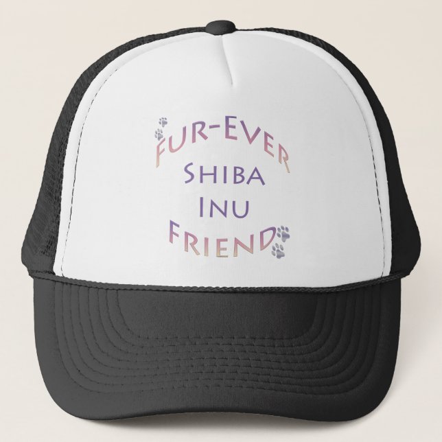 Shiba Inu Furever Friend Truckerkeps (Framsida)