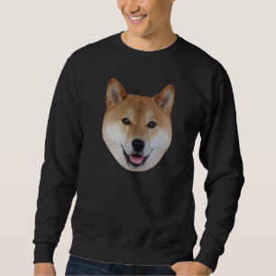 Shiba Inu genomskinlig shibetröja Lång Ärmad Tröja