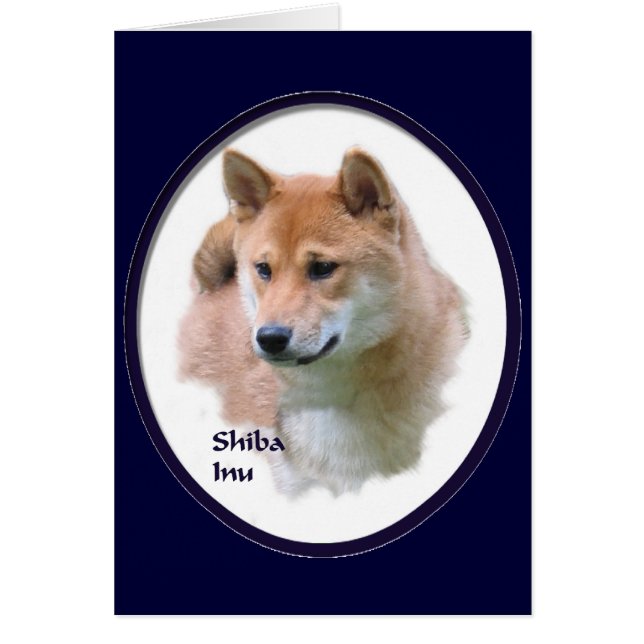 Shiba Inu Gifts Hälsningskort (Framsidan)