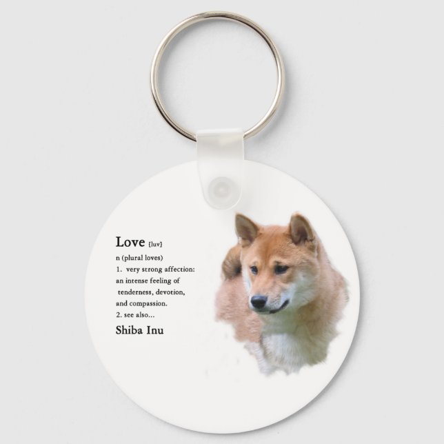 Shiba Inu Gifts Nyckelring (Framsida)