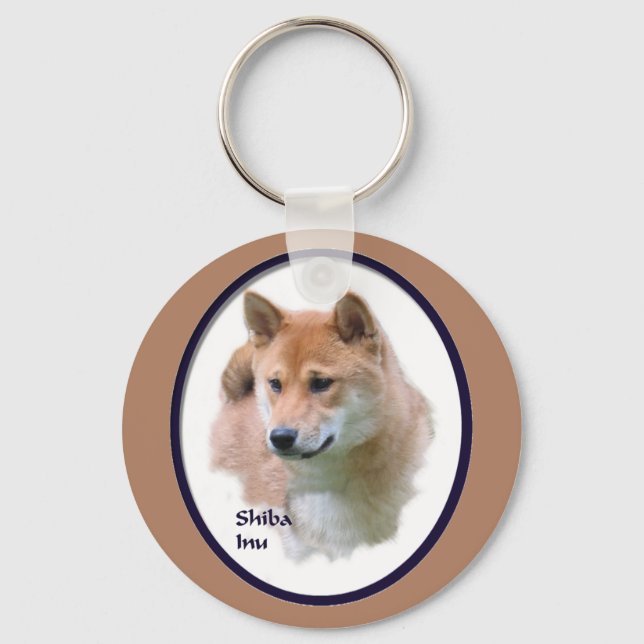 Shiba Inu Gifts Nyckelring (Framsida)