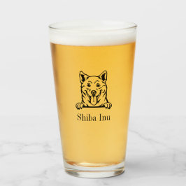 Shiba Inu Glass Tumbler Glaskopp