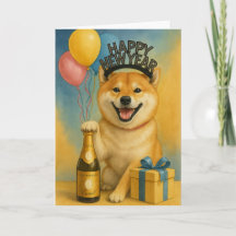 Shiba Inu Gott nytt år