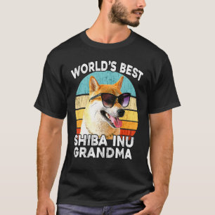 Shiba Inu Grandma Worlds Best Shiba Grandma Hund e T Shirt