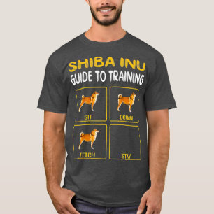 Shiba Inu Guide to Training Hund Obedience T Shirt