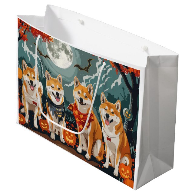 Shiba Inu Halloween Kuslig (Framsidan Vinklad)
