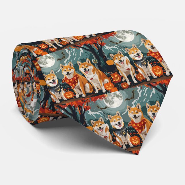 Shiba Inu Halloween Kuslig Slips (Rullad)