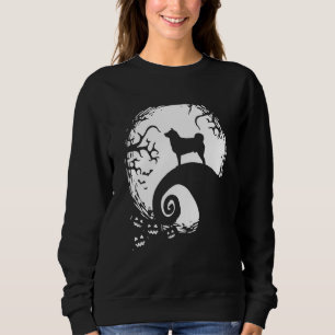 Shiba Inu Halloween under månljuset Skum dog T Shirt