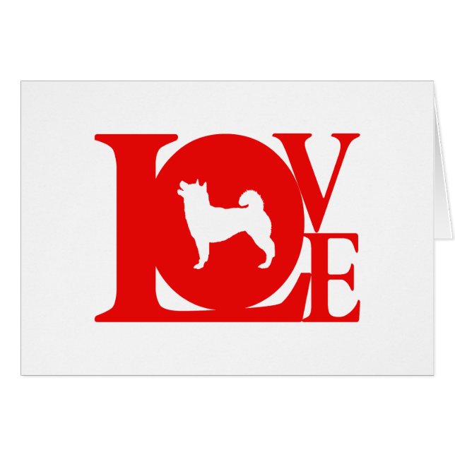 Shiba Inu Hälsningskort (Framsidan Horizontal)