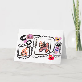 Shiba Inu hearts Kort