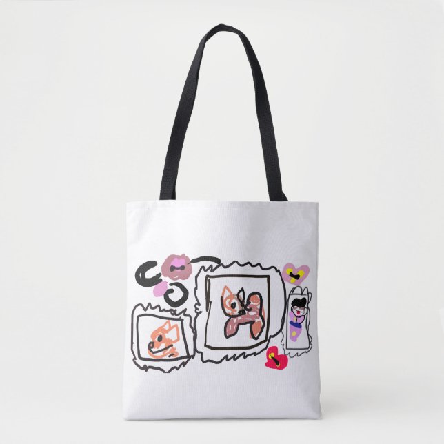 Shiba Inu hearts Tygkasse (Framsida)