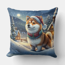 Shiba Inu Helgdag Design efter Rik AMeN Gill Kudde
