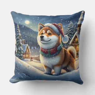 Shiba Inu Helgdag Design efter Rik AMeN Gill Kudde