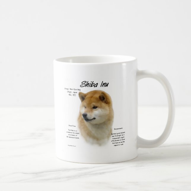 Shiba Inu Historik Kaffemugg (Höger)