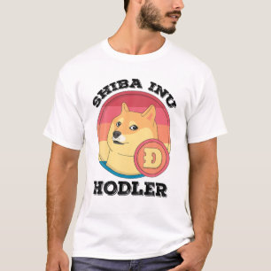 Shiba Inu Hodler Crypto Token Coin Cryptocurrency T Shirt
