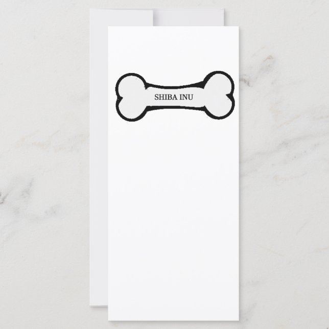 shiba inu hund ben (Framsida)