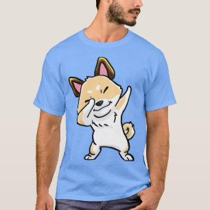 Shiba Inu Hund Dabbing Kawaii T Shirt