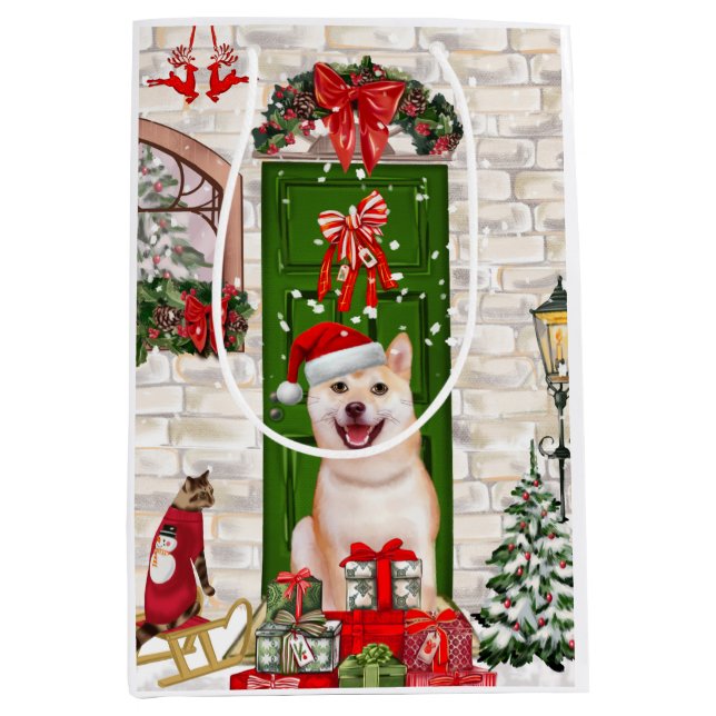 Shiba Inu Hund jul (Framsidan)