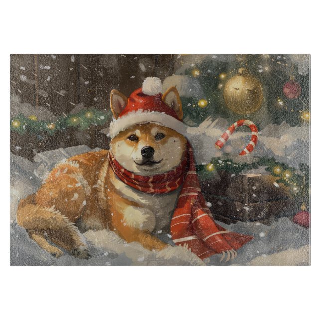 Shiba Inu Hund jul jul (Framsidan)