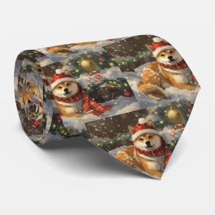 Shiba Inu Hund jul jul Slips