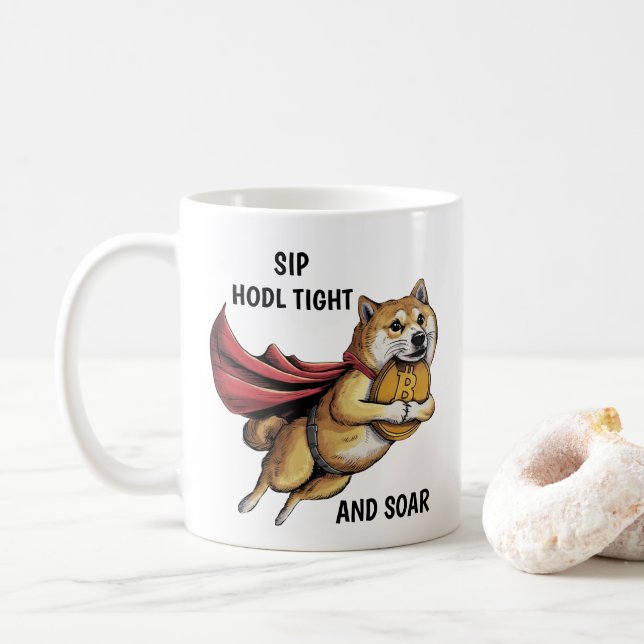Shiba Inu Hund Kaffemugg (Med munk)