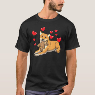 Shiba Inu Hund med Mjukisdjur och öron T Shirt