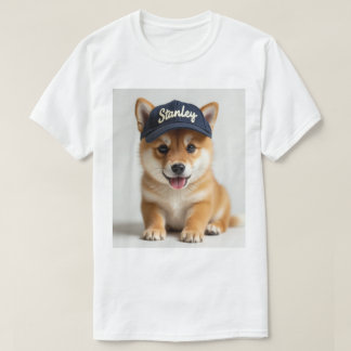 Shiba Inu Hund på ett T-Shirt