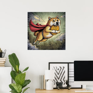 Shiba Inu Hund Poster