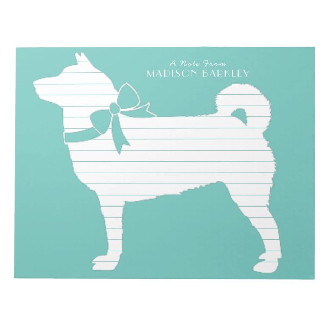 Shiba Inu Hund Puppy Anteckningsblock (Framsida)