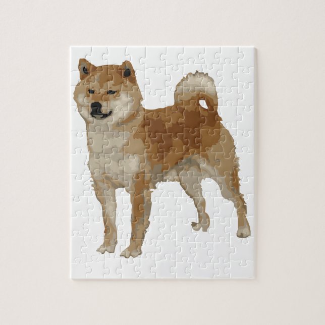 Shiba Inu hund Pussel (Vertikal)