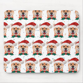 Shiba Inu Hundras Julstjärnor Musmatta
