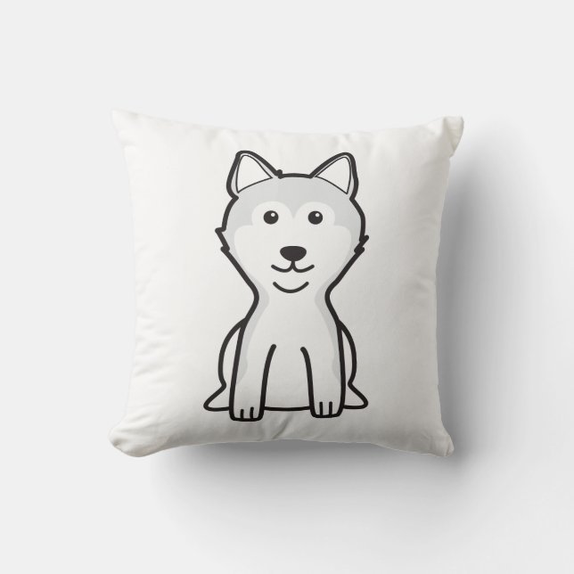 Shiba Inu hundtecknad Kudde (Framsida)