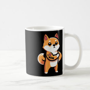 Shiba Inu I Kärlek Mamma Rolig hund Tattoo Kaffemugg