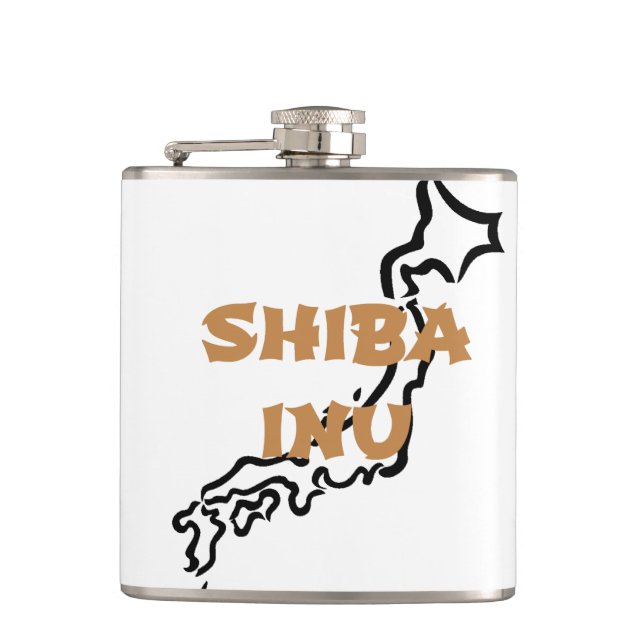 shiba inu japan-kontur fickplunta (Framsidan)