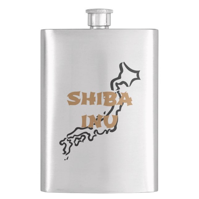 shiba inu japan-kontur fickplunta (Framsidan)