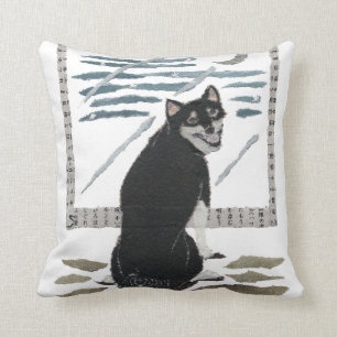 Shiba Inu, japansk konst Kudde