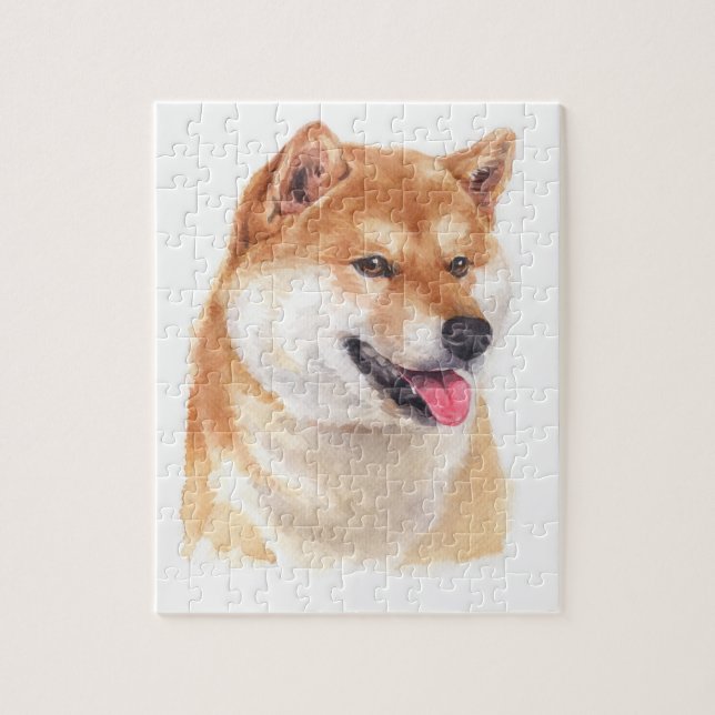 shiba inu jigszons pussel (Vertikal)