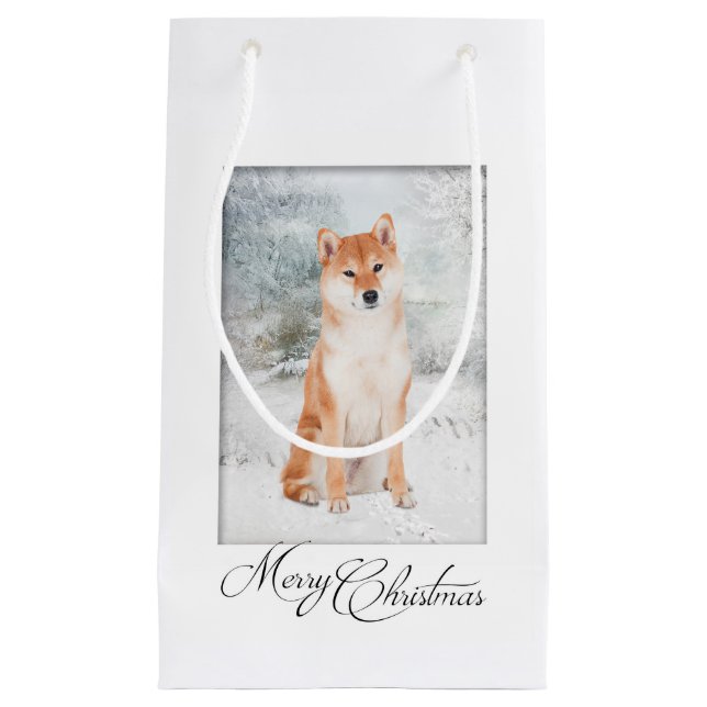 Shiba Inu jul Gift Bag (Framsidan)